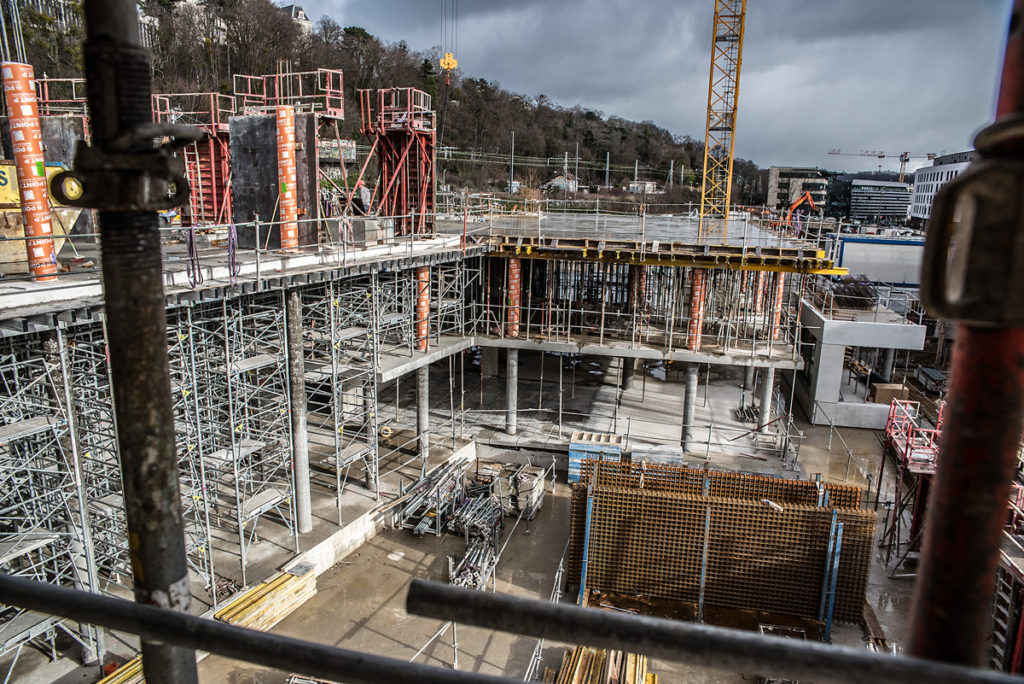 Chantier Le Blok siège social anahome immobilier lyon février 2020 3