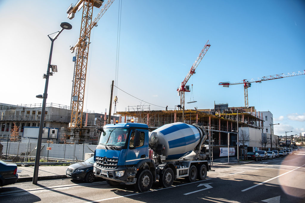 Chantier Le Blok siège social anahome immobilier lyon février 2020 2