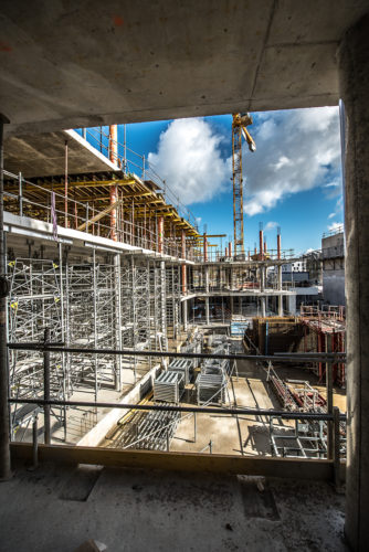 Chantier Le Blok siège social anahome immobilier lyon février 2020 7