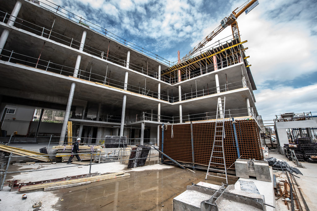 Chantier Le Blok siège social anahome immobilier lyon mars 2020 2