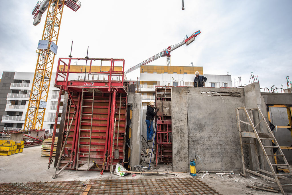 Chantier Le Blok siège social anahome immobilier lyon 9 janvier 2020 3