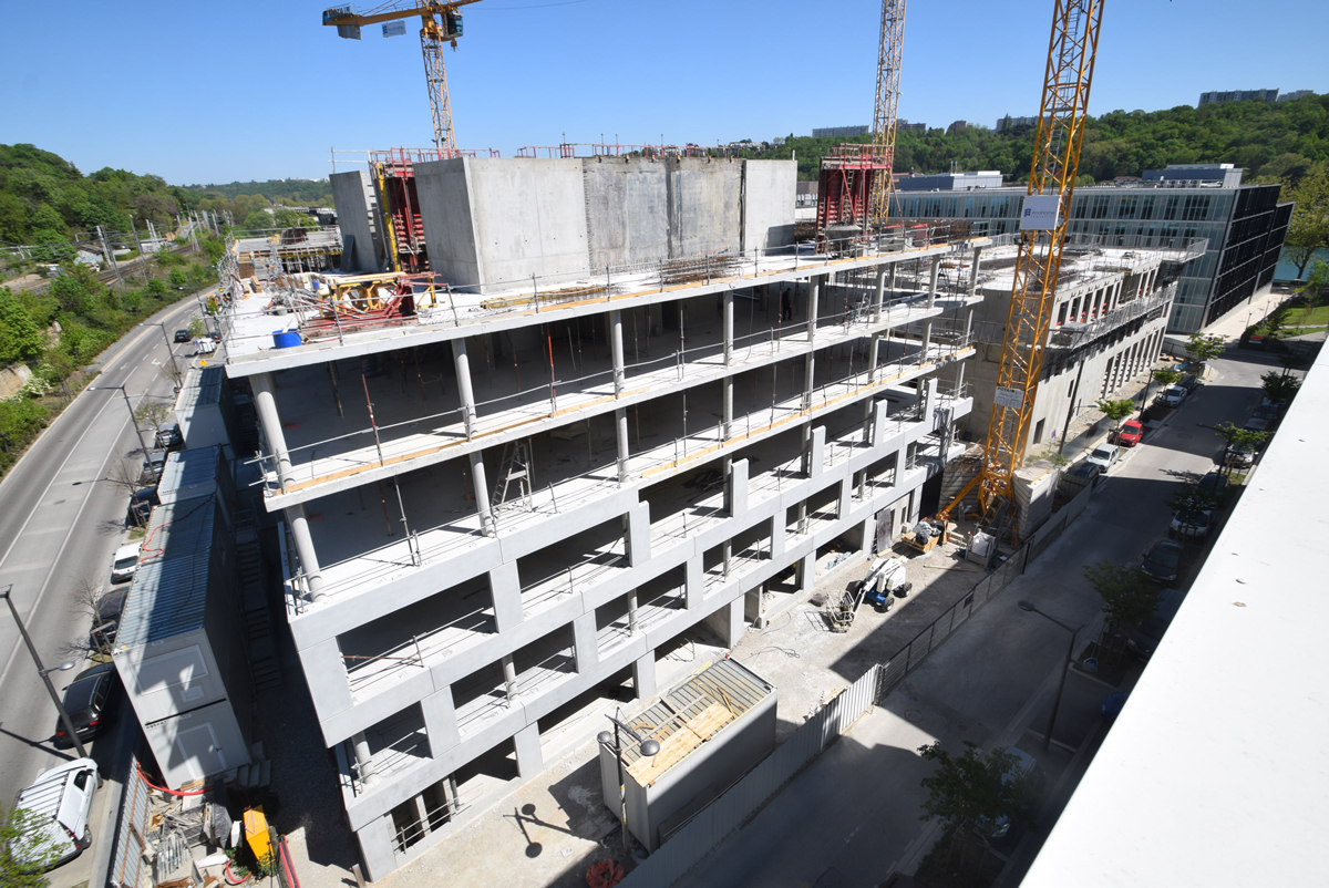 Chantier Le Blok siège social anahome immobilier lyon mars 2020 6 Chantier Le Blok siège social anahome immobilier lyon mars 2020 6