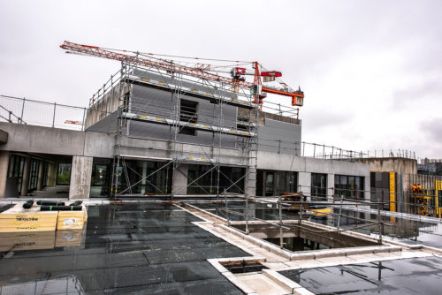 Chantier Le Blok siège social anahome immobilier lyon Septembre 2020 3