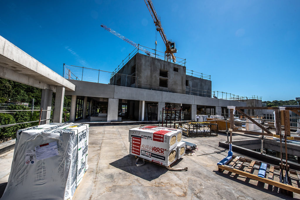 Chantier Le Blok siège social anahome immobilier lyon Juillet 2020 2