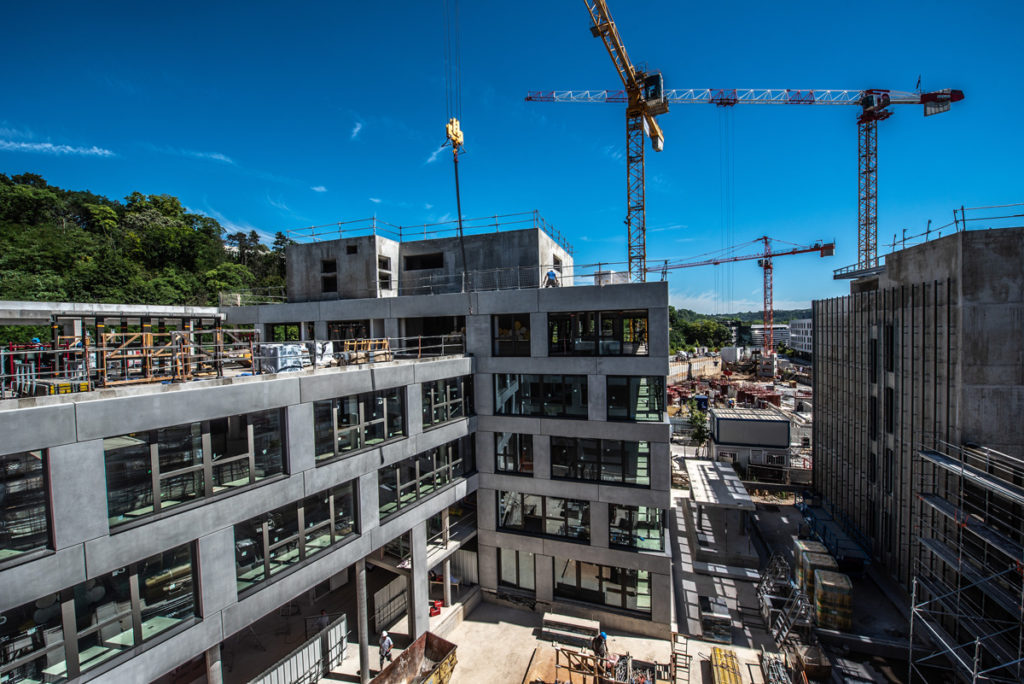 Chantier Le Blok siège social anahome immobilier lyon Juillet 2020 3