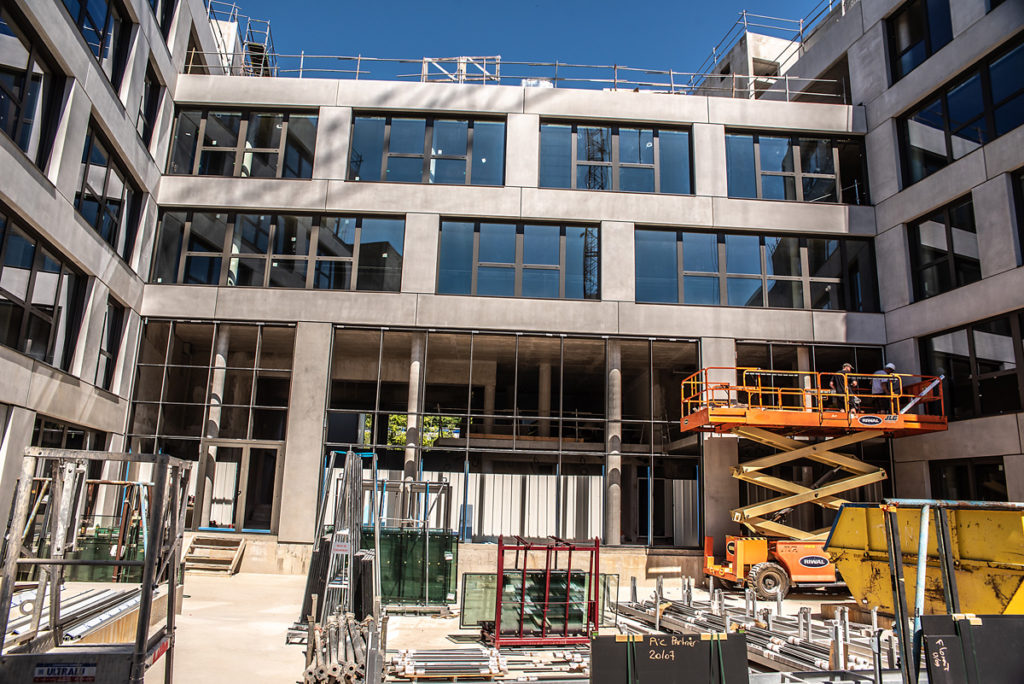 Chantier Le Blok siège social anahome immobilier lyon Juillet 2020 5