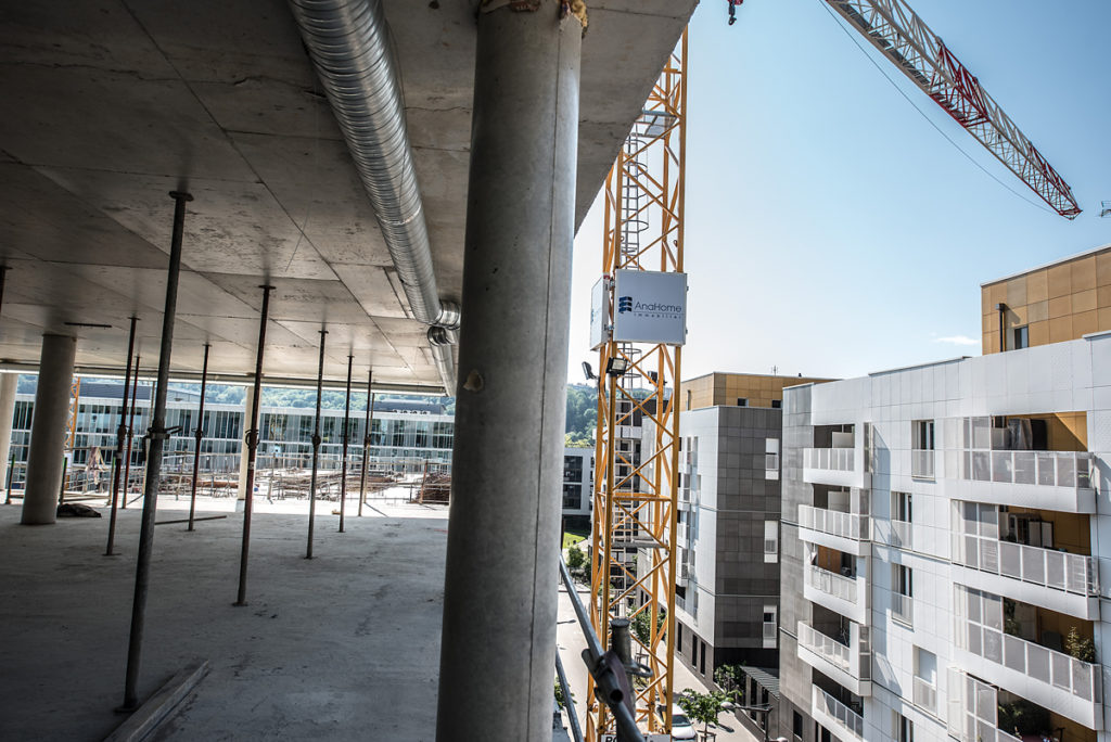 Chantier Le Blok siège social anahome immobilier lyon avril 2020 1