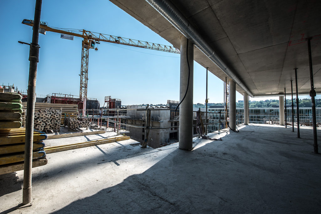 Chantier Le Blok siège social anahome immobilier lyon avril 2020 3