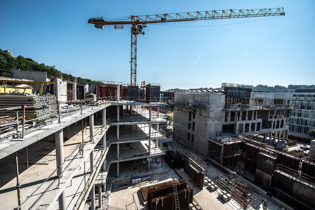 Chantier Le Blok siège social anahome immobilier lyon avril 2020 4