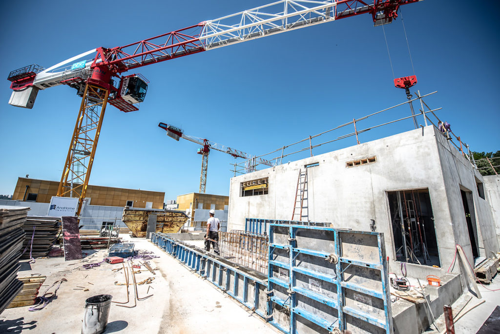 Chantier Le Blok siège social anahome immobilier lyon Mai 2020 4