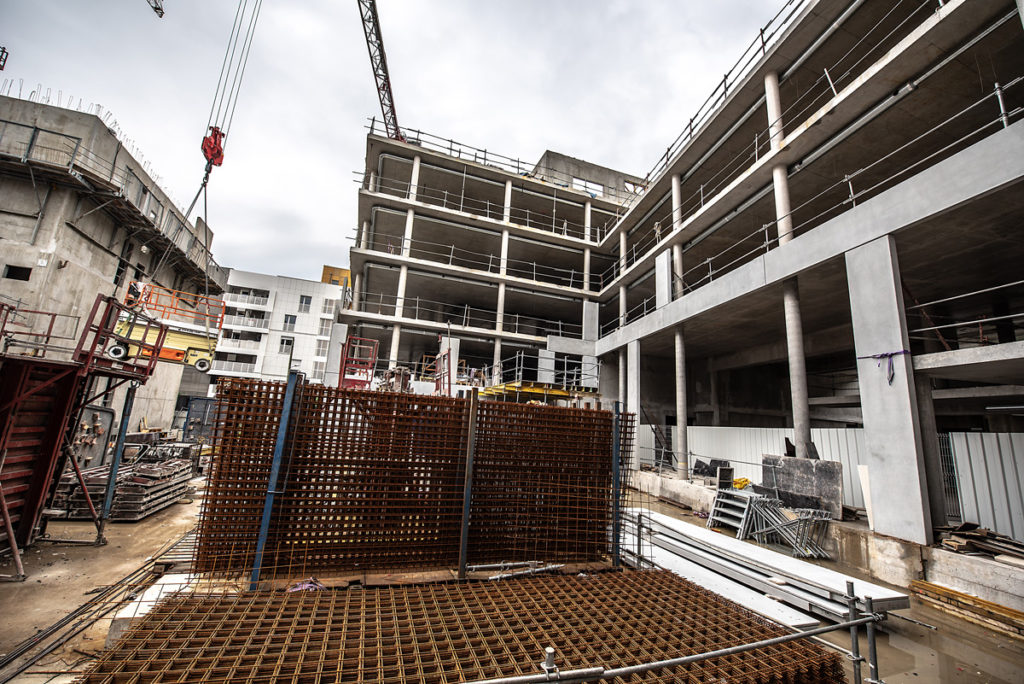 Chantier Le Blok siège social anahome immobilier lyon Mai 2020 2