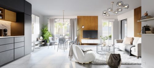 AnaHome Immobilier - Résidence Béléna Beaune Perspective Ultra réaliste