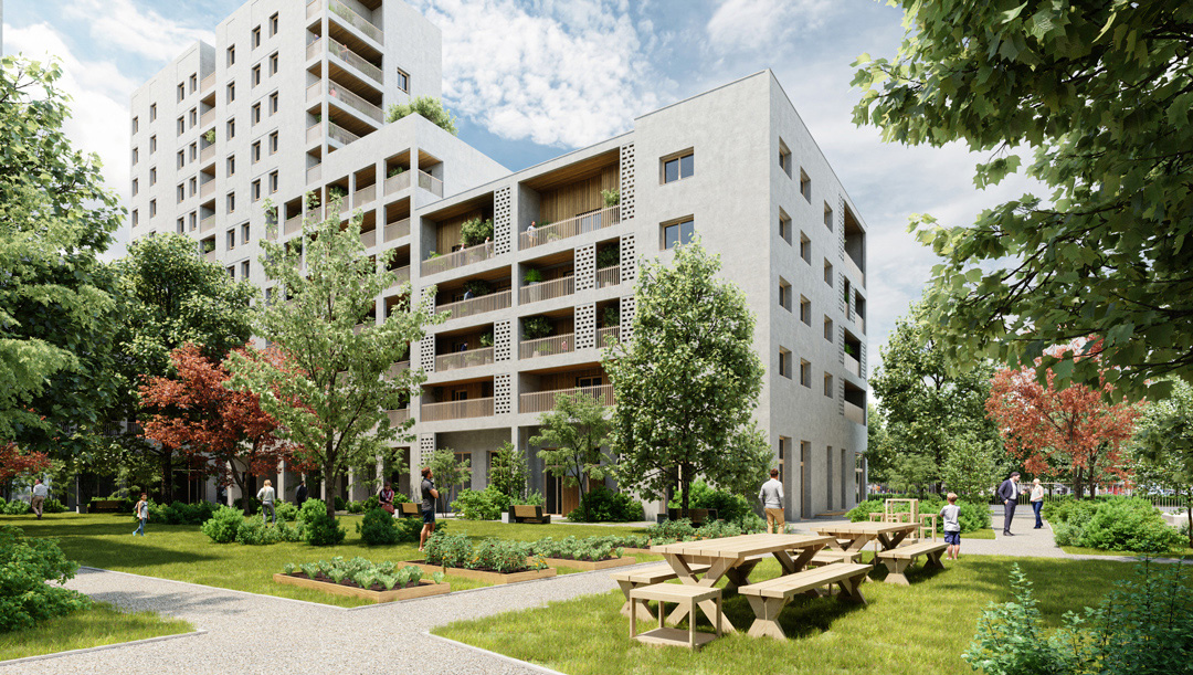 AnaHome Immobilier - Zac des Girondins - Perspective Ext