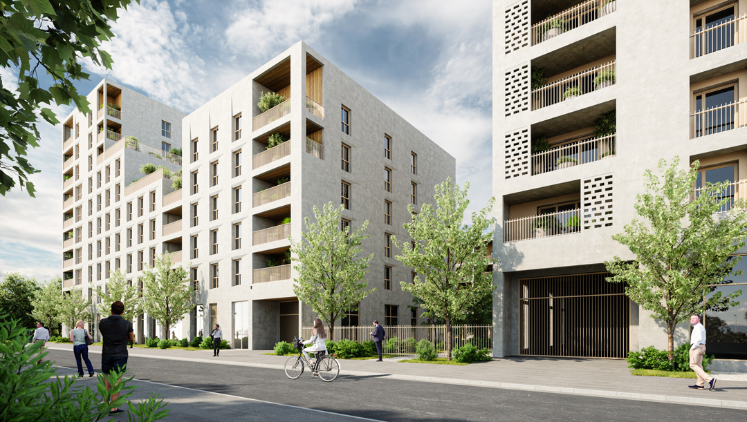 AnaHome Immobilier - Zac des Girondins - Perspective Ext