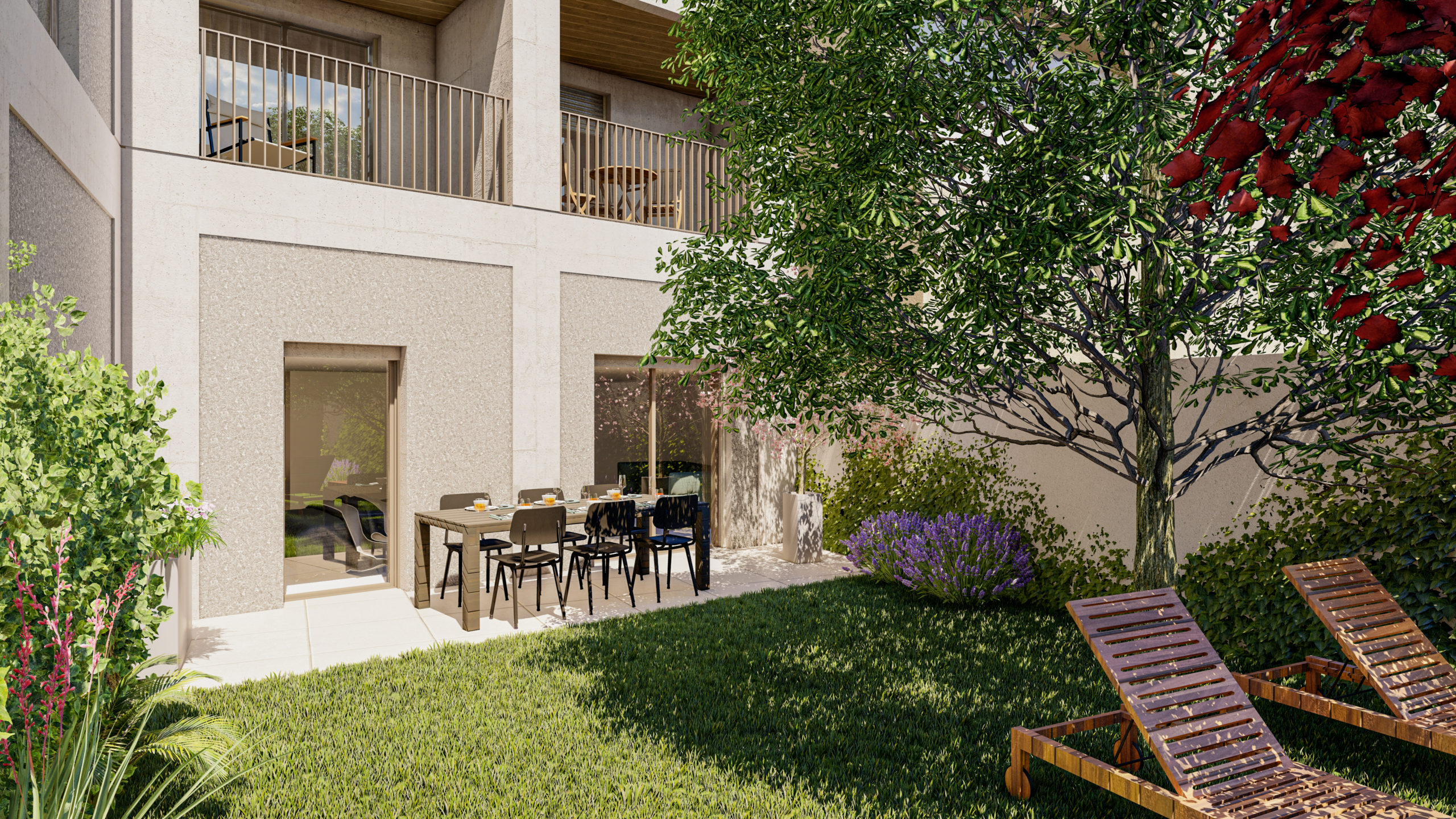AnaHome Immobilier - Le W Meyzieu - Perspective Ext