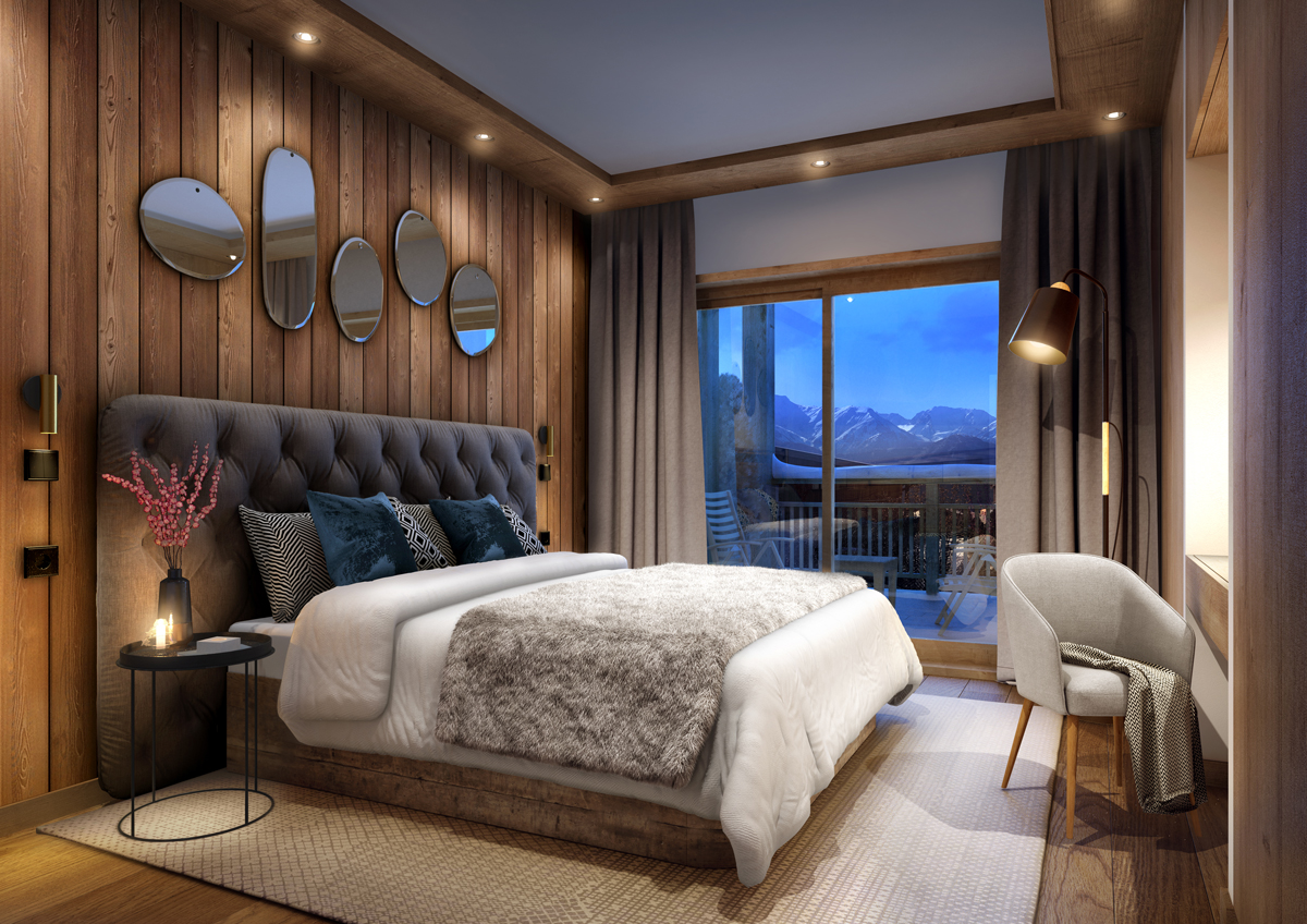 Appartements Alpe d'Huez AnaHome Immobilier - chambre